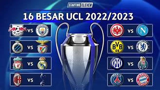 Pertandingan Liga Champions 16 Besar 2023